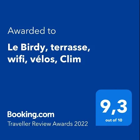Апартаменты Le Birdy, Terrasse, Wifi, Clim